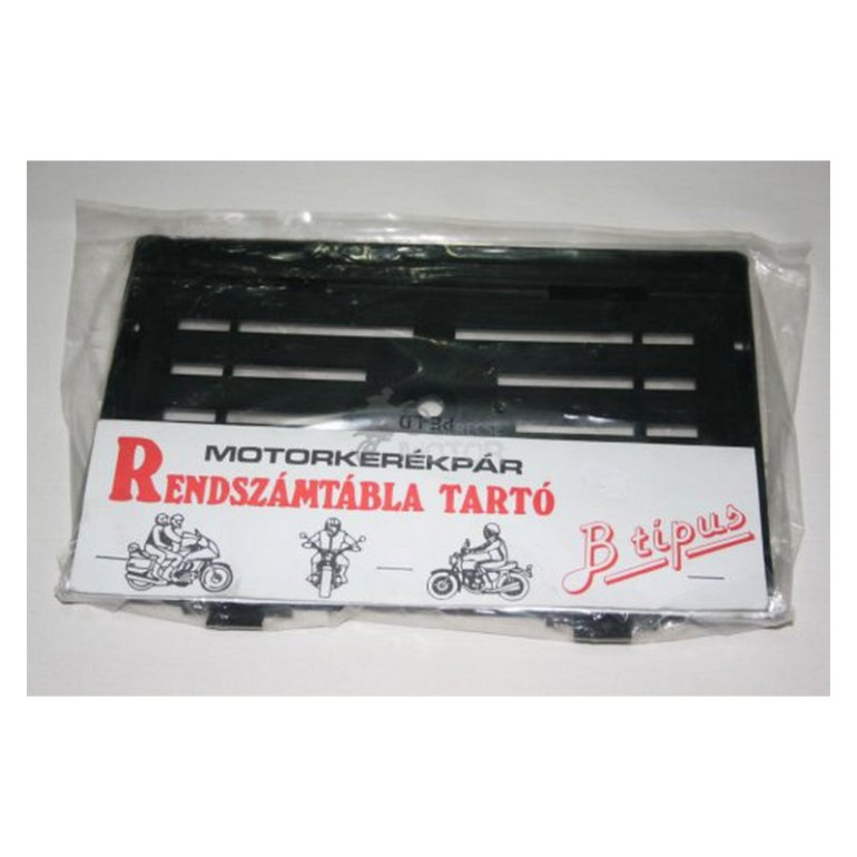 Rendszámtábla tartó motorkerékpár B-típus
