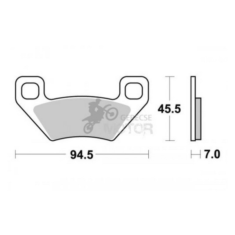 Fékbetét AP Racing LMP422 OR