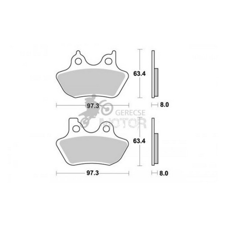 Fékbetét AP Racing LMP426 SR
