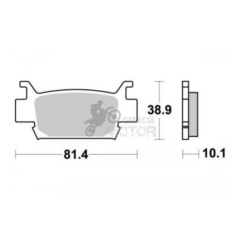Fékbetét AP Racing LMP429 OR
