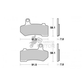 Fékbetét AP Racing LMP430 SF