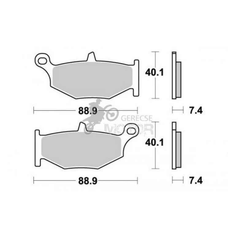Fékbetét AP Racing LMP433 ST