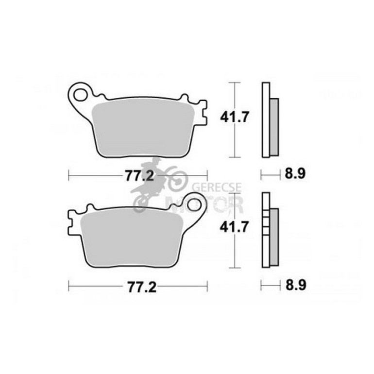 Fékbetét AP Racing LMP434 ST