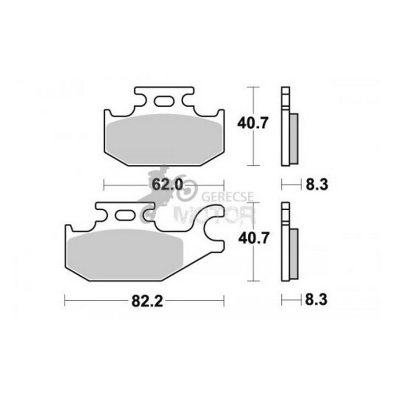 Fékbetét AP Racing LMP435 OR