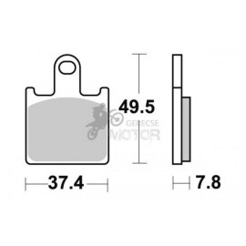 Fékbetét AP Racing LMP438 TRR