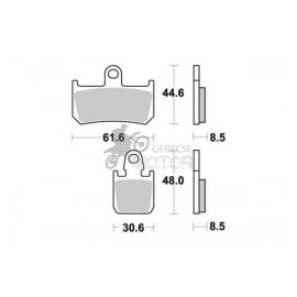 Fékbetét AP Racing LMP439 CRR