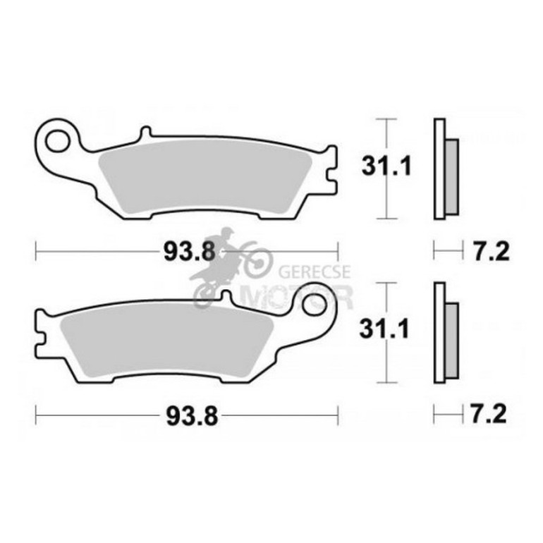Fékbetét AP Racing LMP440 OR