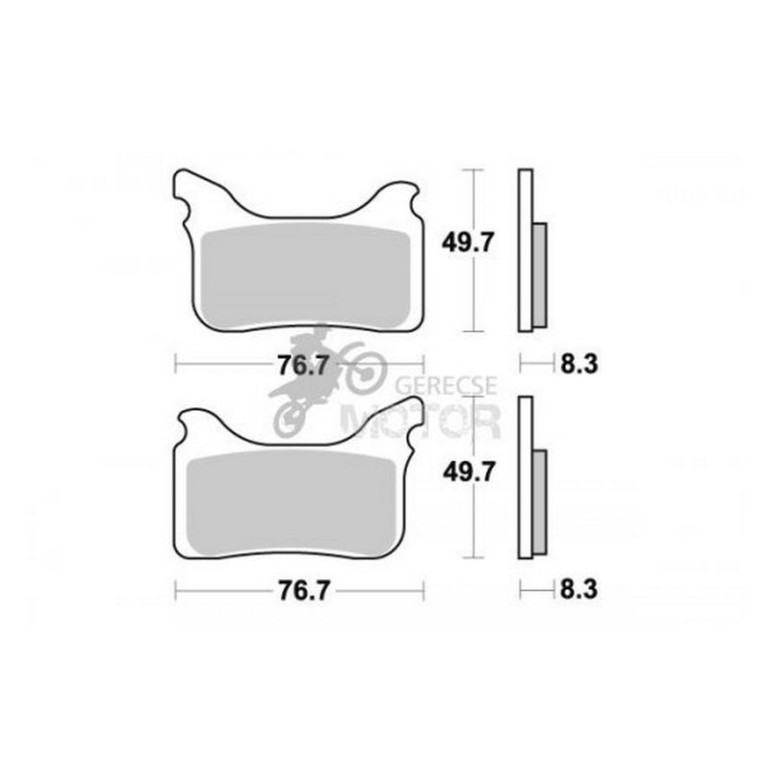 Fékbetét AP Racing LMP442 ORR