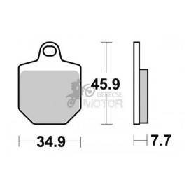 Fékbetét AP Racing LMP443 CRR