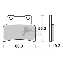 Fékbetét AP Racing LMP444 ST