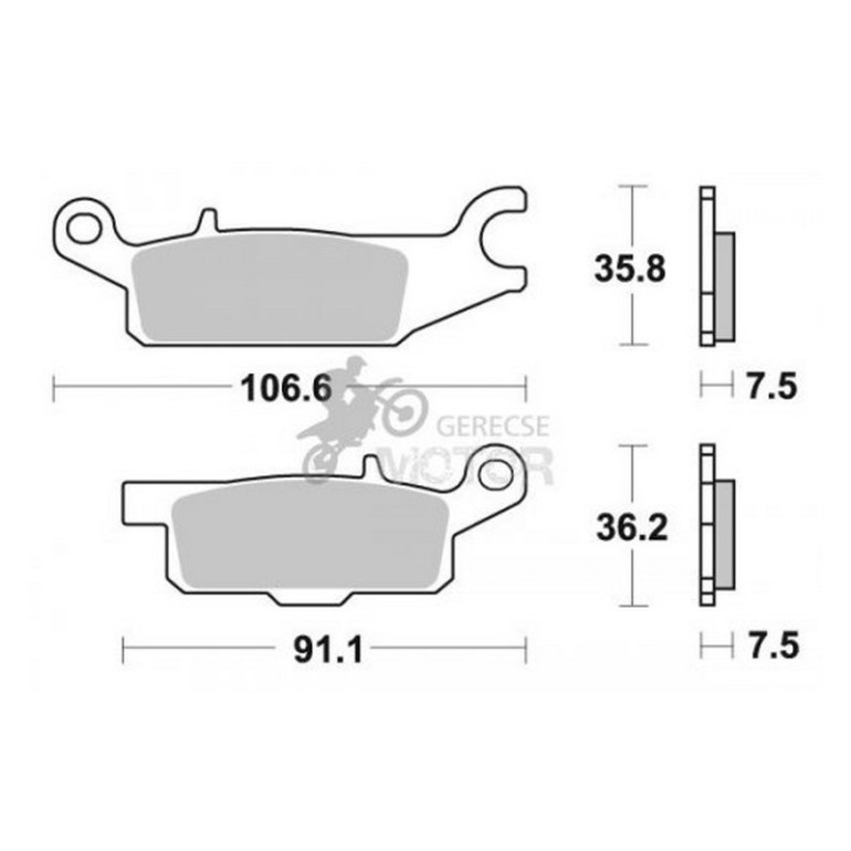 Fékbetét AP Racing LMP450 ORR