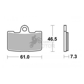 Fékbetét AP Racing LMP456 SF