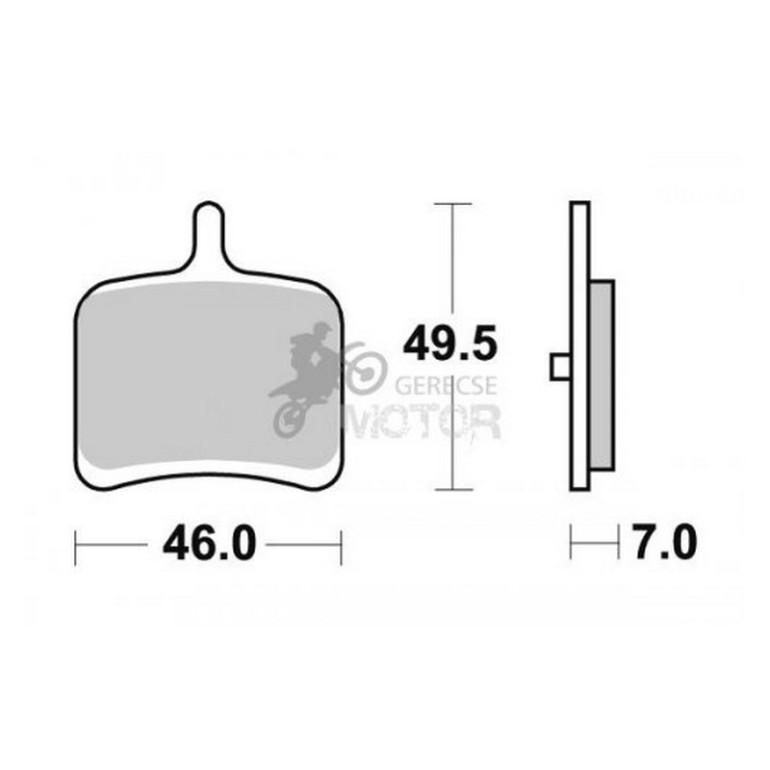 Fékbetét AP Racing LMP457 SR