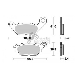 Fékbetét AP Racing LMP458 ST