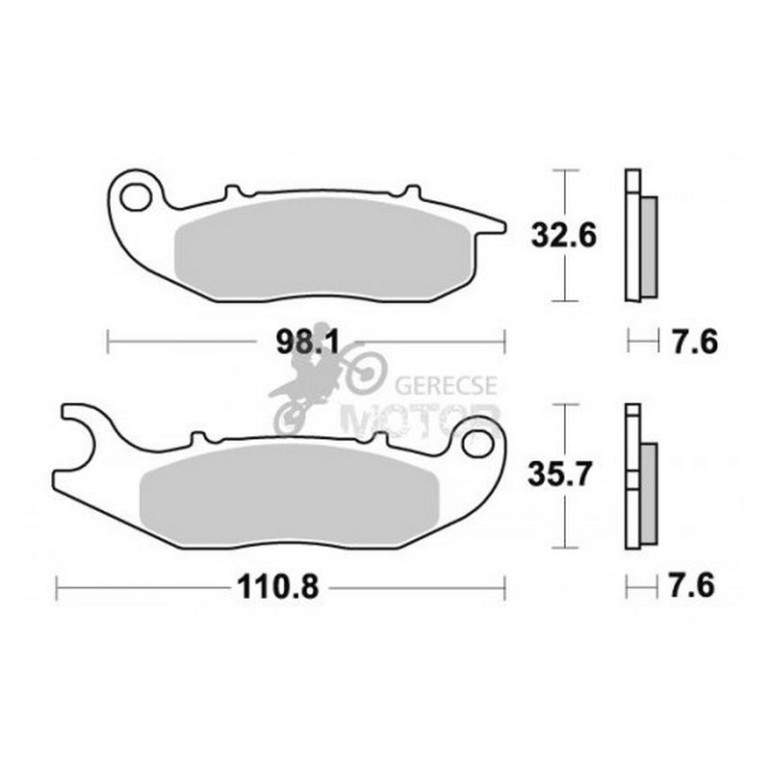 Fékbetét AP Racing LMP459 ST