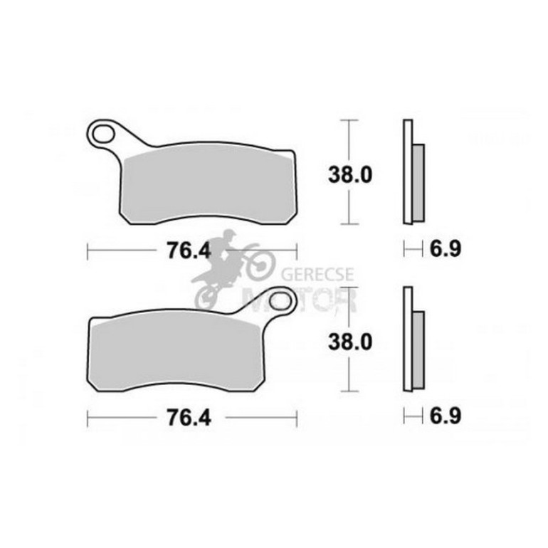 Fékbetét AP Racing LMP466 ORR