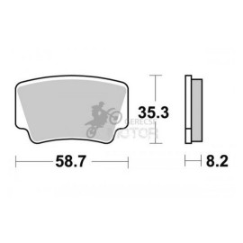 Fékbetét AP Racing LMP467 ORR