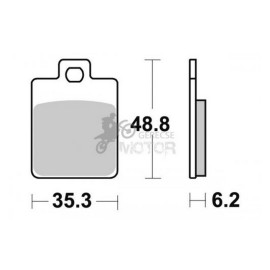 Fékbetét AP Racing LMP468 SM