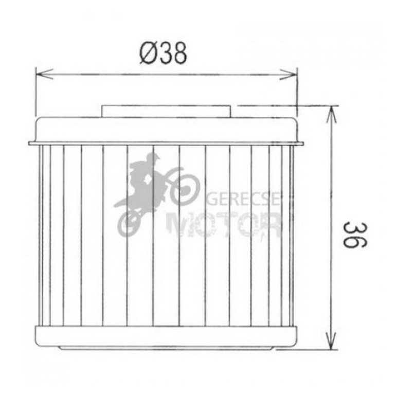 Olajszűrő HIFLOFILTRO HF116