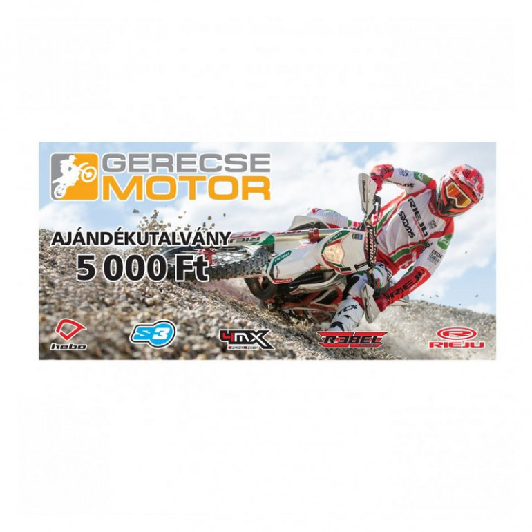 Ajándék utalvány 5.000Ft értékben