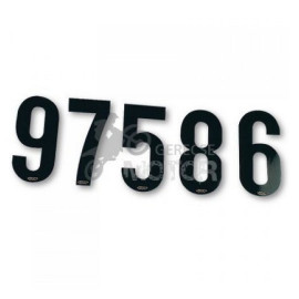 Rajtszám matrica 15cm MCAX