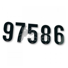 Rajtszám matrica 15cm MCAX