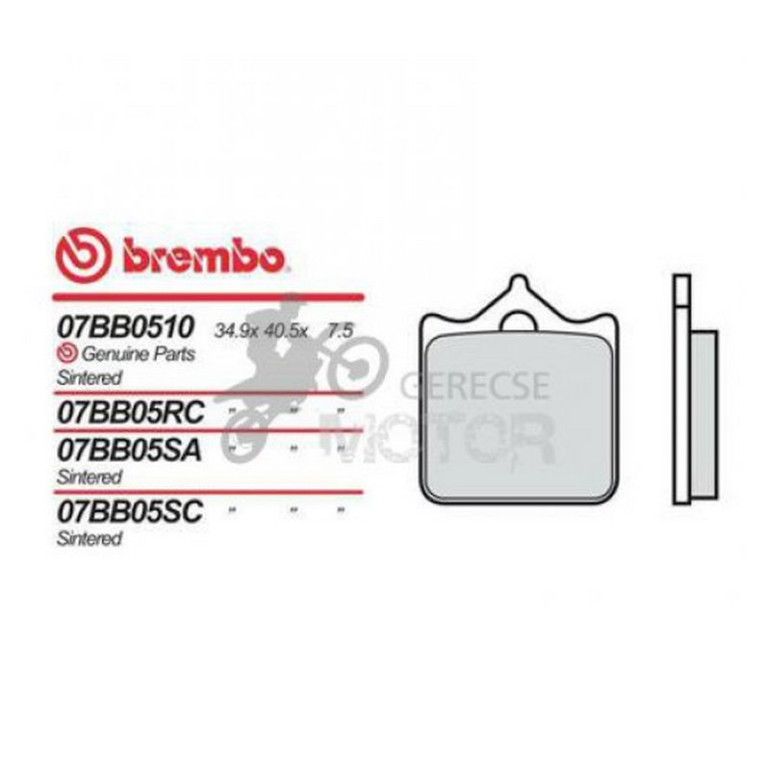 Fékbetét Brembo BRM 07BB05 RC