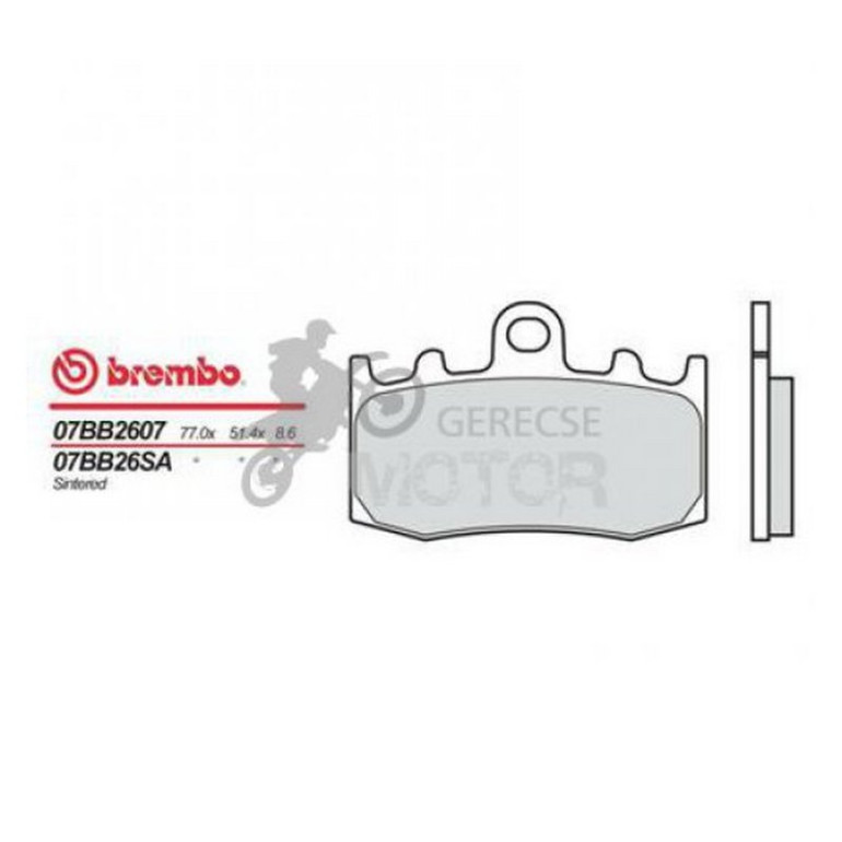 Fékbetét Brembo BRM 07BB2607