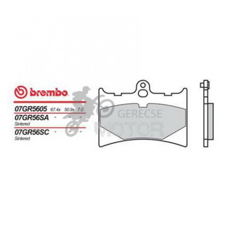 Fékbetét Brembo BRM 07GR56 SC