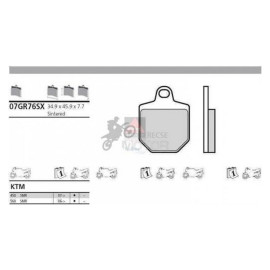 Fékbetét Brembo BRM 07GR76 RC