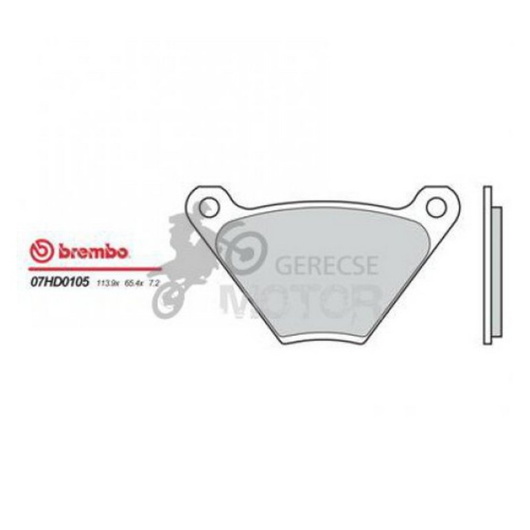 Fékbetét Brembo BRM 07HD0105