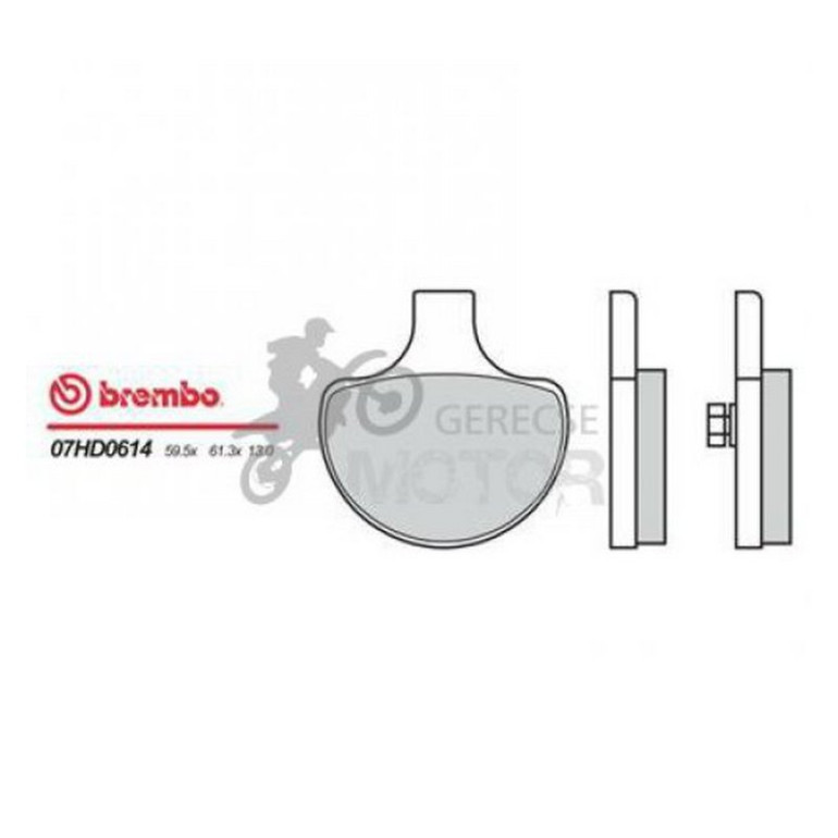 Fékbetét Brembo BRM 07HD0614