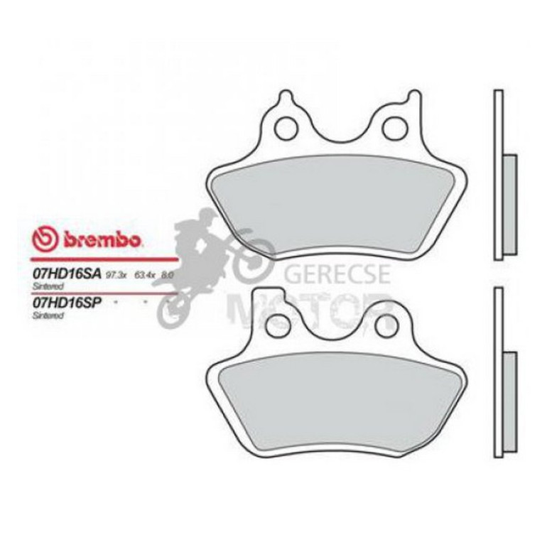 Fékbetét Brembo BRM 07HD16 SP