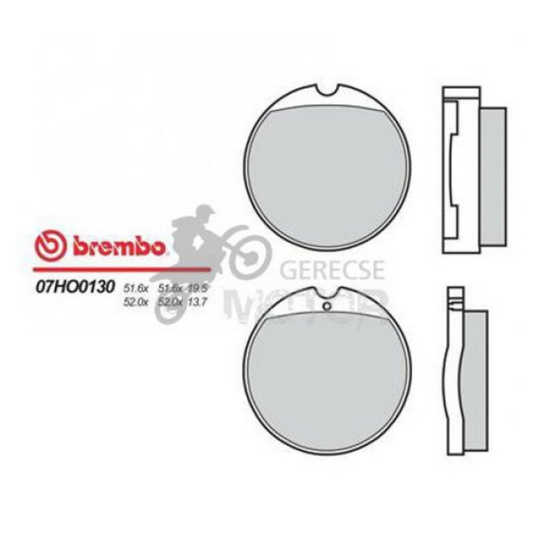 Fékbetét Brembo BRM 07HO0130