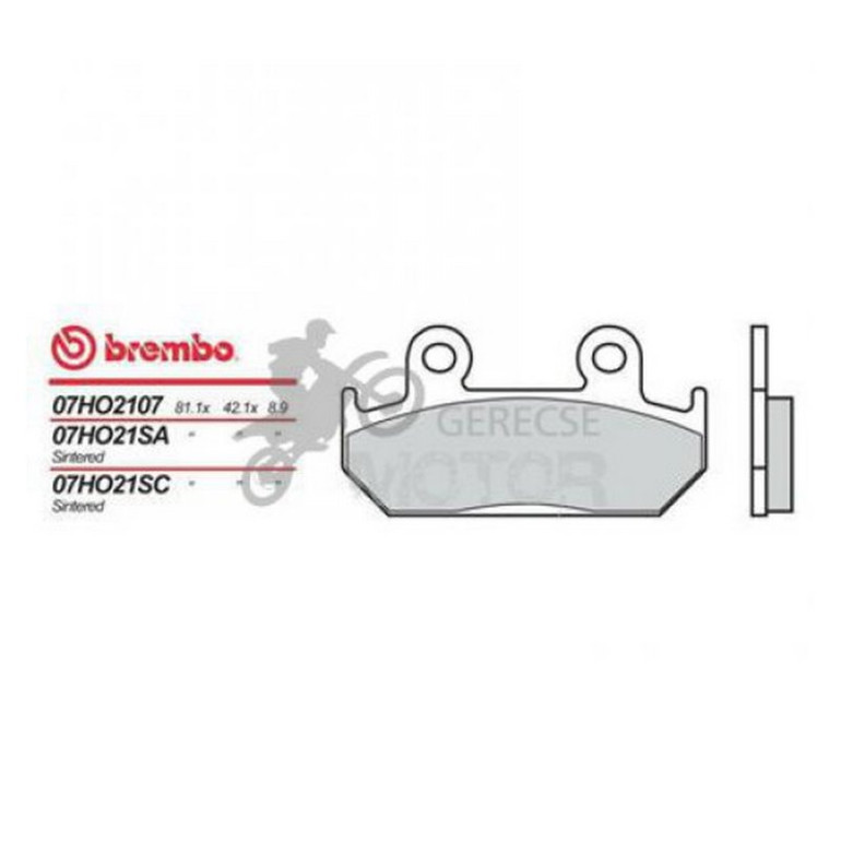 Fékbetét Brembo BRM 07HO2107