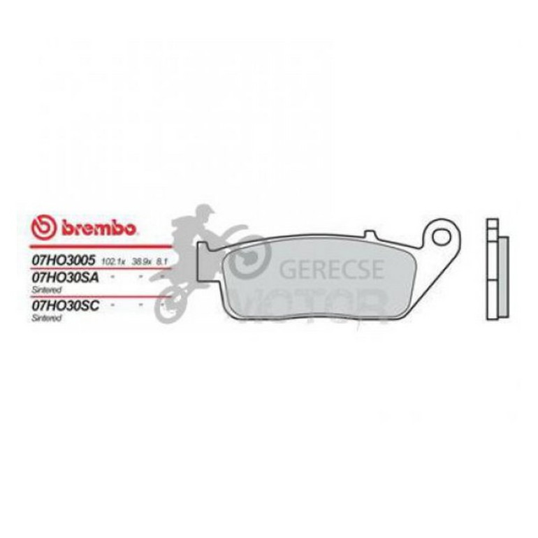 Fékbetét Brembo BRM 07HO30 SC