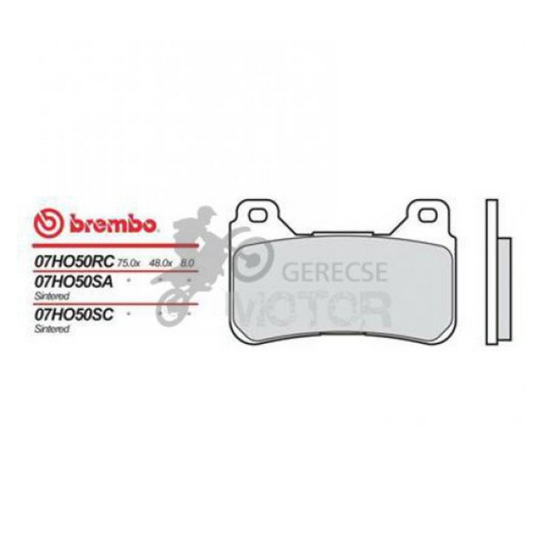 Fékbetét Brembo BRM 07HO50 RC