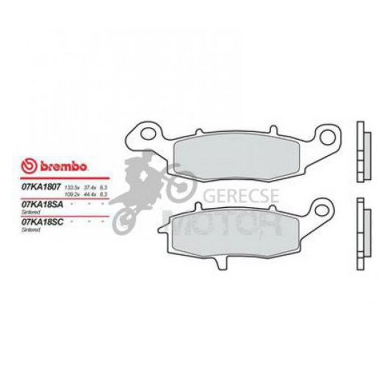 Fékbetét Brembo BRM 07KA18 SA