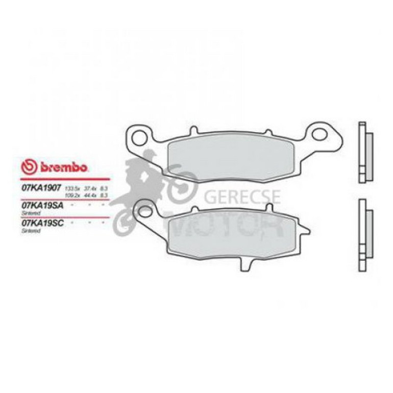 Fékbetét Brembo BRM 07KA1907