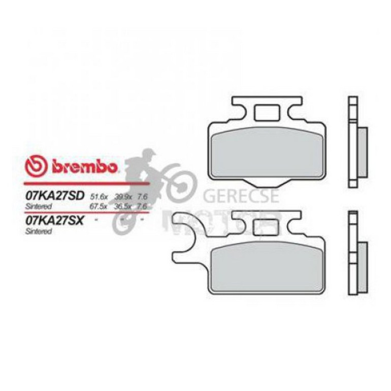 Fékbetét Brembo BRM 07KA27 SD