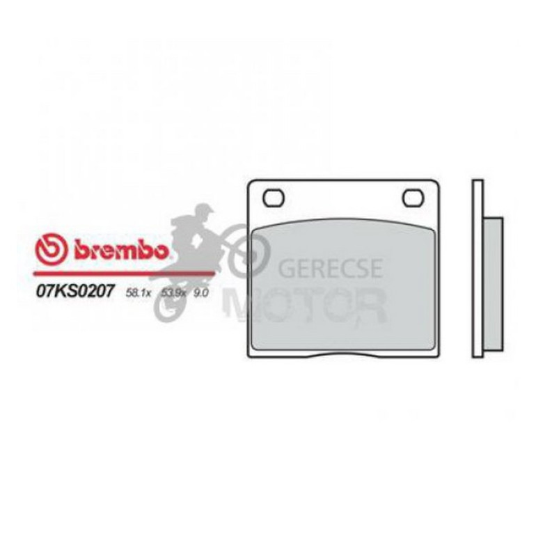 Fékbetét Brembo BRM 07KS0207