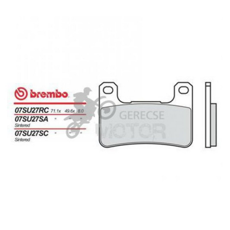 Fékbetét Brembo BRM 07SU27 SA