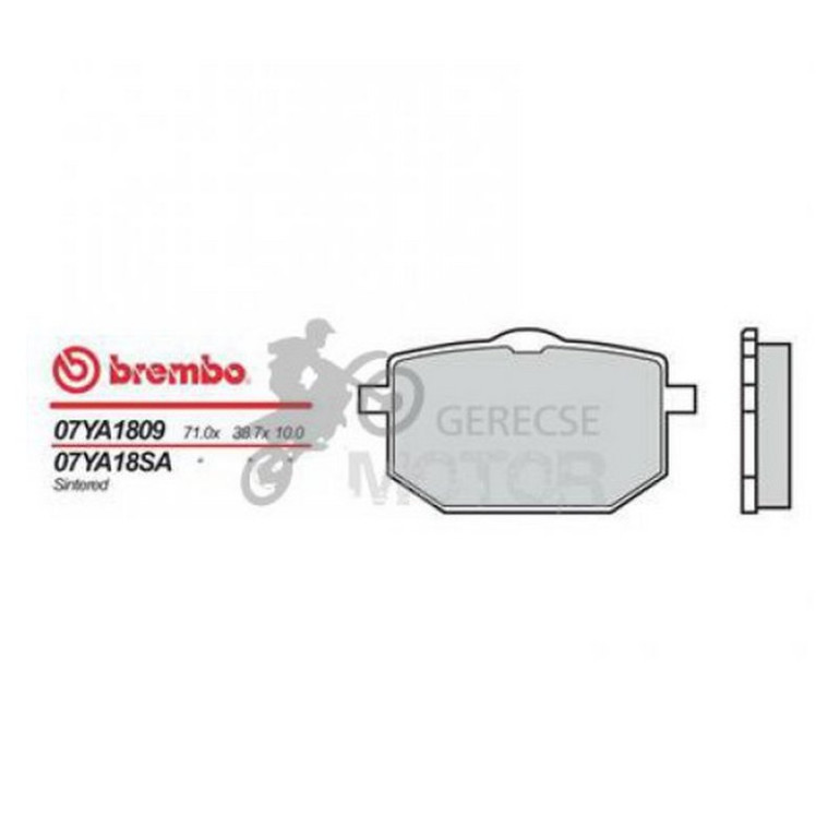 Fékbetét Brembo BRM 07YA18 TT