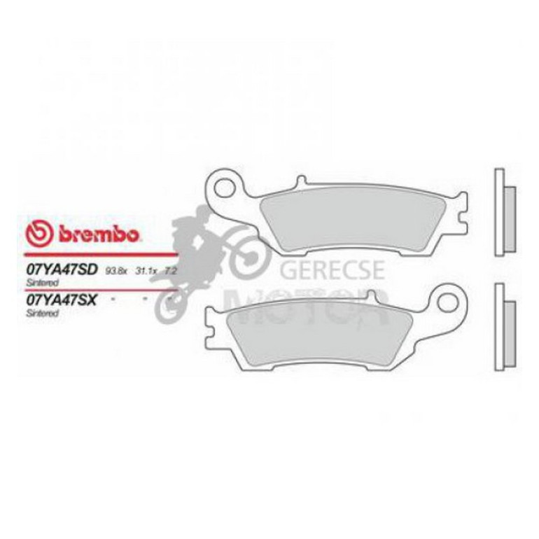 Fékbetét Brembo BRM 07YA47 SD