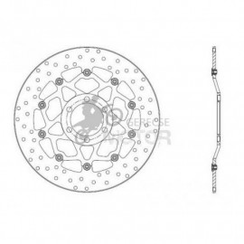 Első féktárcsa Brembo BRM 78B40810