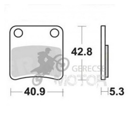 Fékbetét AP Racing LMP479 ST