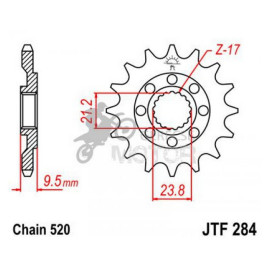 Lánckerék első JTF284