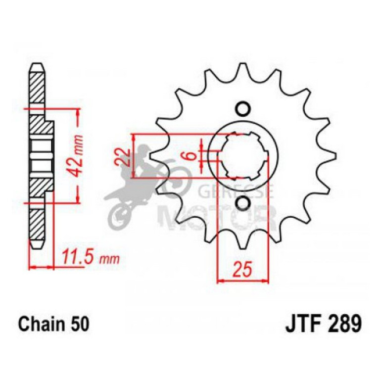 Lánckerék első JTF289