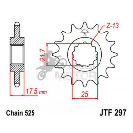 Lánckerék első JTF297
