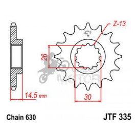 Lánckerék első JTF335.15